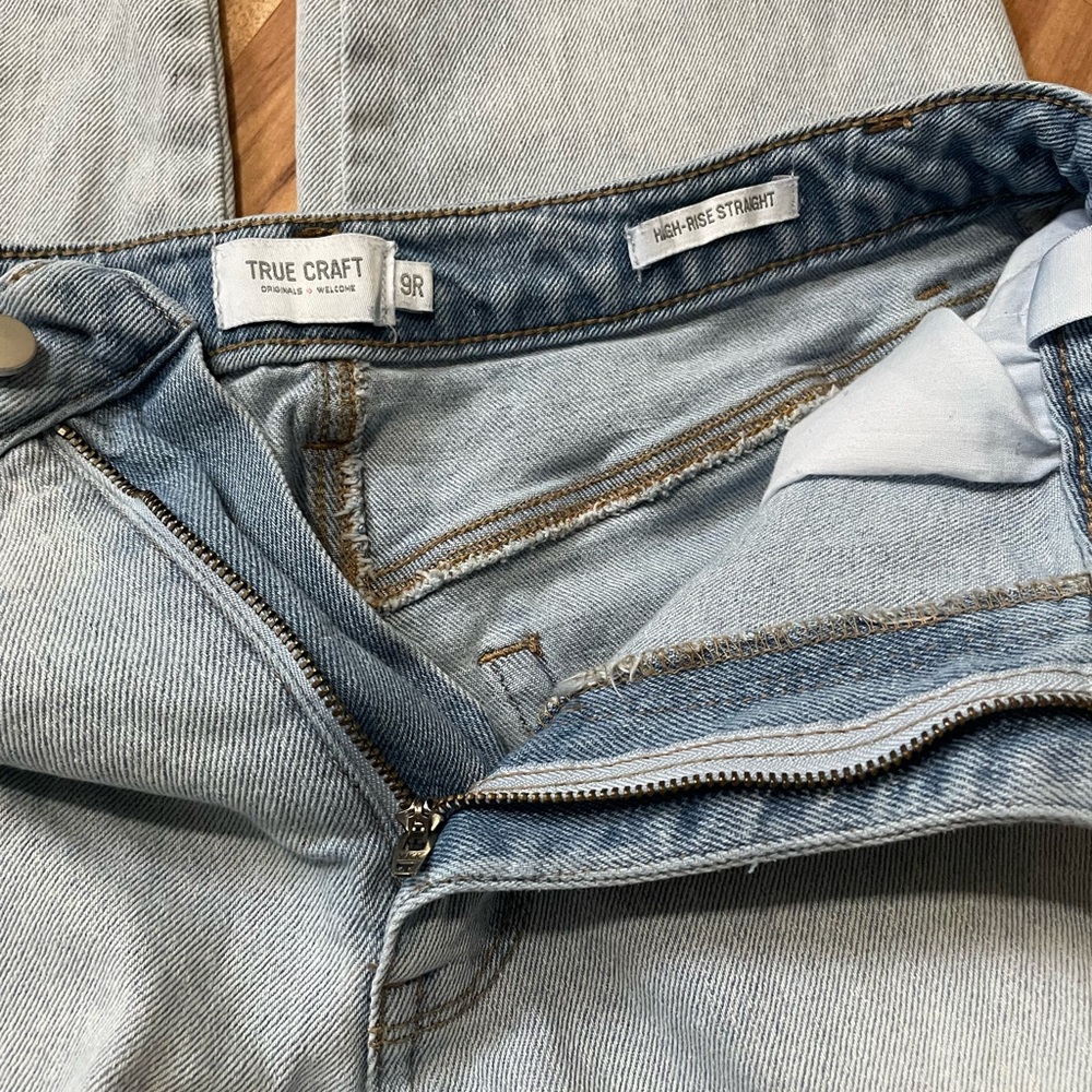 True Craft High Rise Straight Leg Jeans - Picture 4 of 7